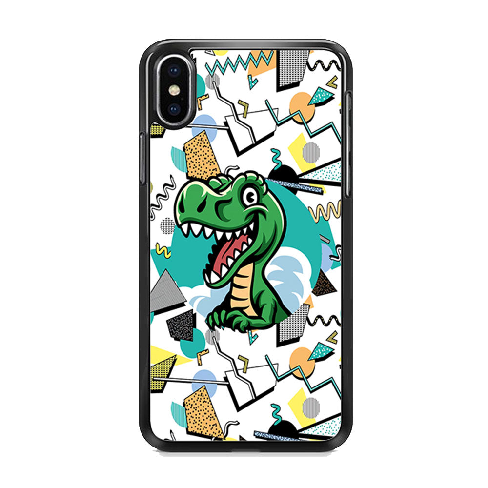 Dino Collage Form of Plesure iPhone Xs Case - Octracase