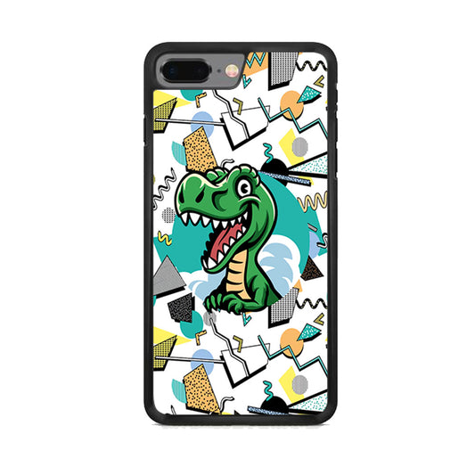 Dino Collage Form of Plesure iPhone 7 Plus Case - Octracase