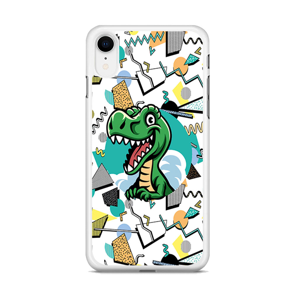 Dino Collage Form of Plesure iPhone XR Case - Octracase