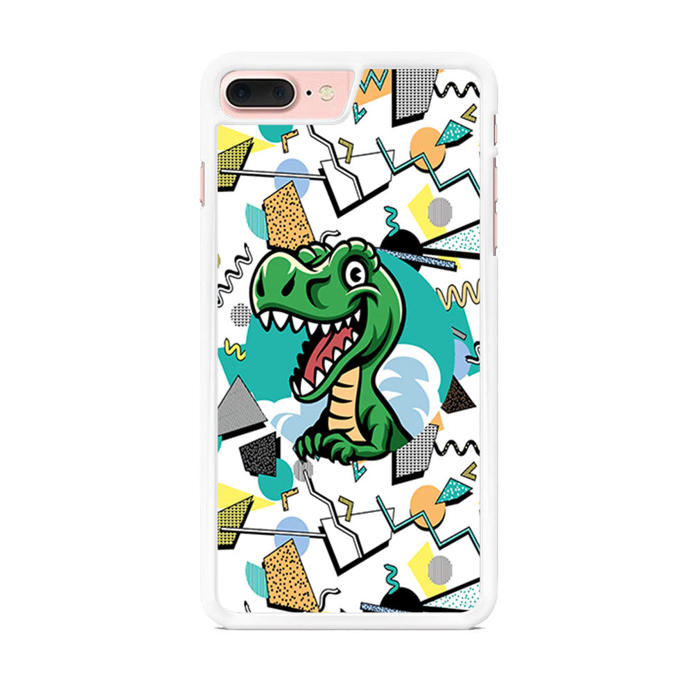 Dino Collage Form of Plesure iPhone 8 Plus Case - Octracase