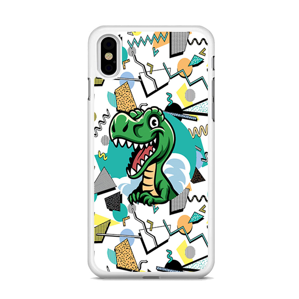 Dino Collage Form of Plesure iPhone X Case - Octracase