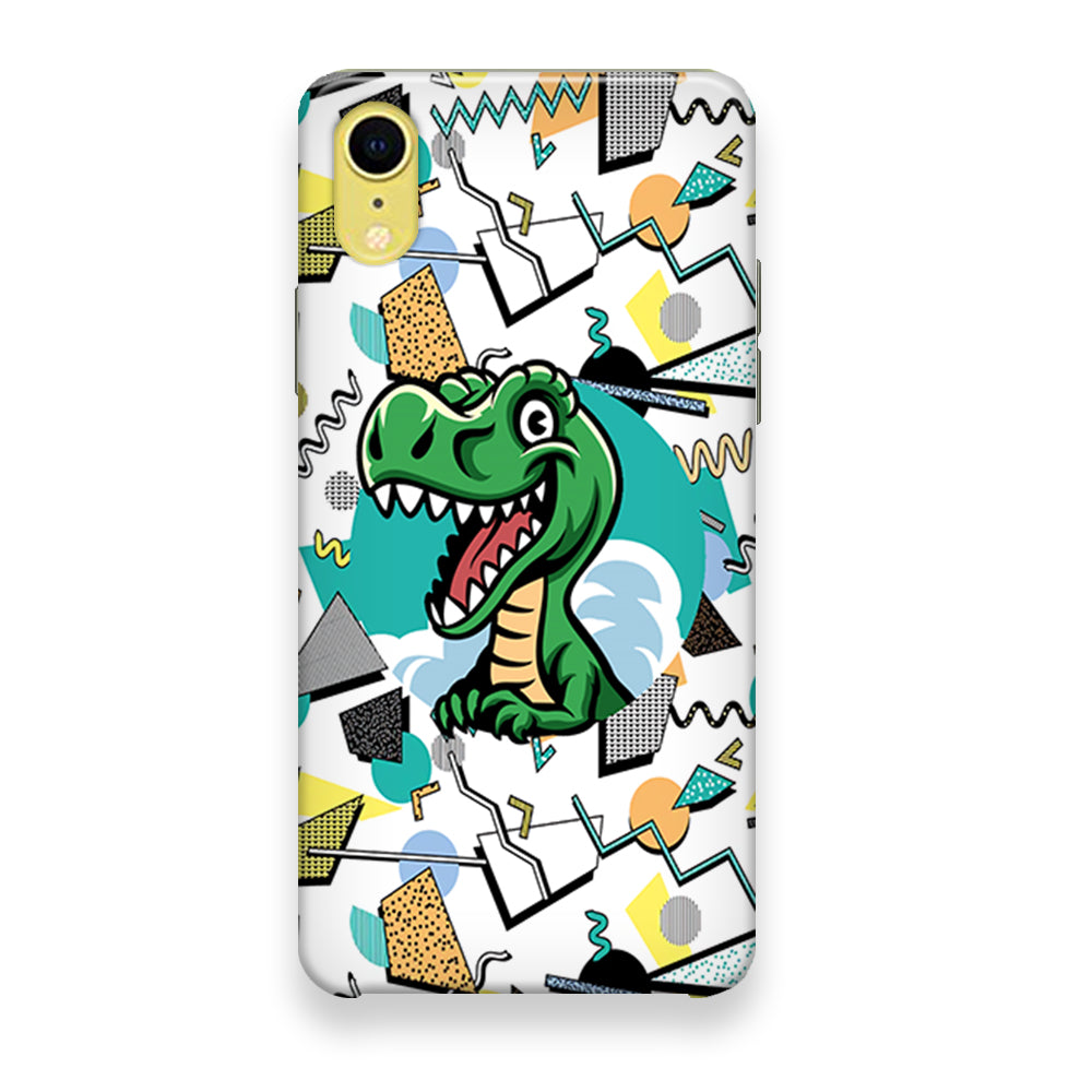 Dino Collage Form of Plesure iPhone XR Case - Octracase