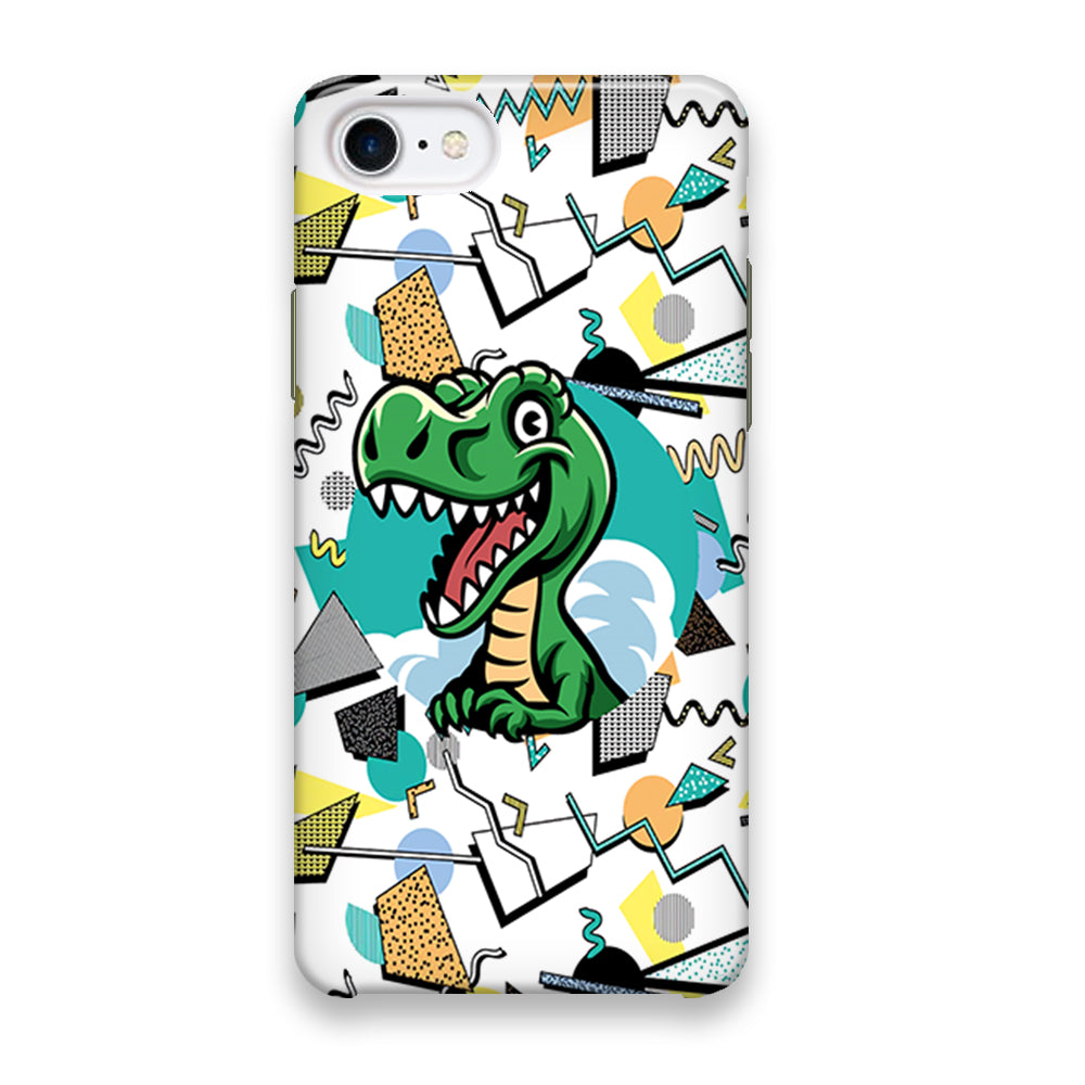 Dino Collage Form of Plesure iPhone 8 Case - Octracase