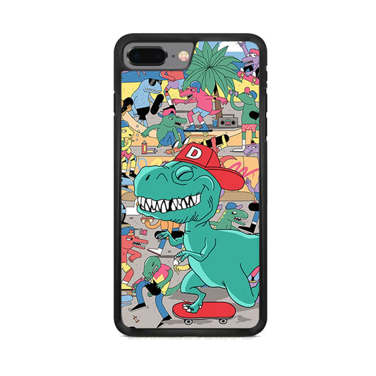 Dino Park of Skating iPhone 7 Plus Case - Octracase