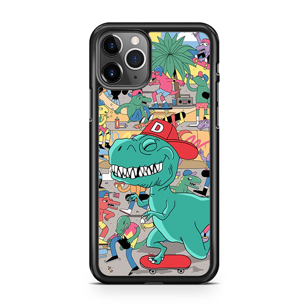 Dino Park of Skating iPhone 11 Pro Case - Octracase