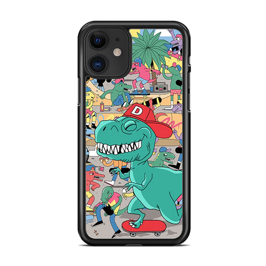 Dino Park of Skating iPhone 11 Case - Octracase