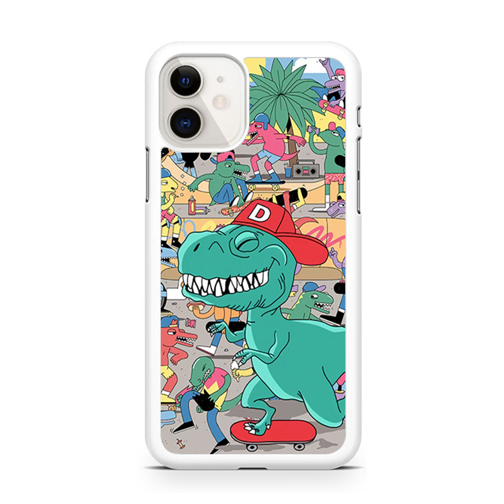 Dino Park of Skating iPhone 11 Case - Octracase