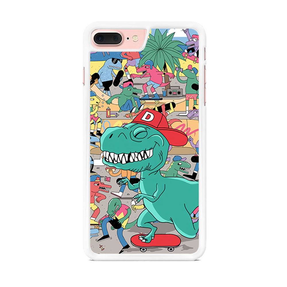 Dino Park of Skating iPhone 8 Plus Case - Octracase