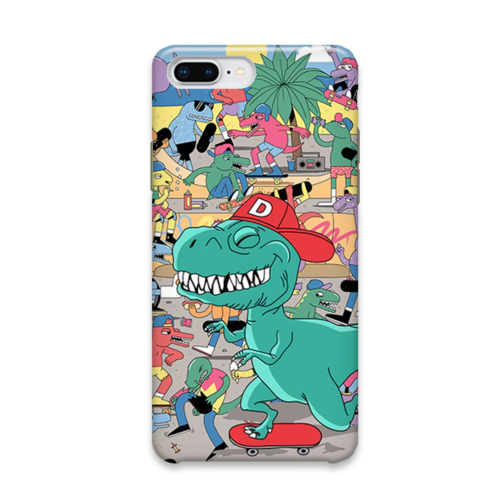 Dino Park of Skating iPhone 7 Plus Case - Octracase