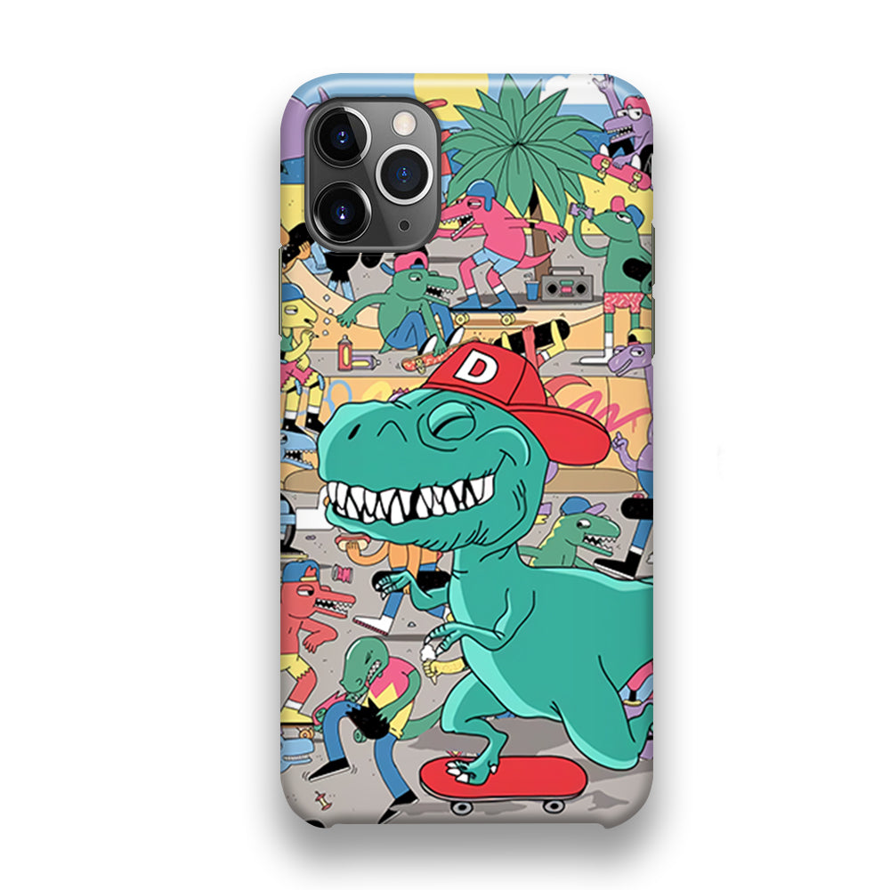 Dino Park of Skating iPhone 11 Pro Case - Octracase