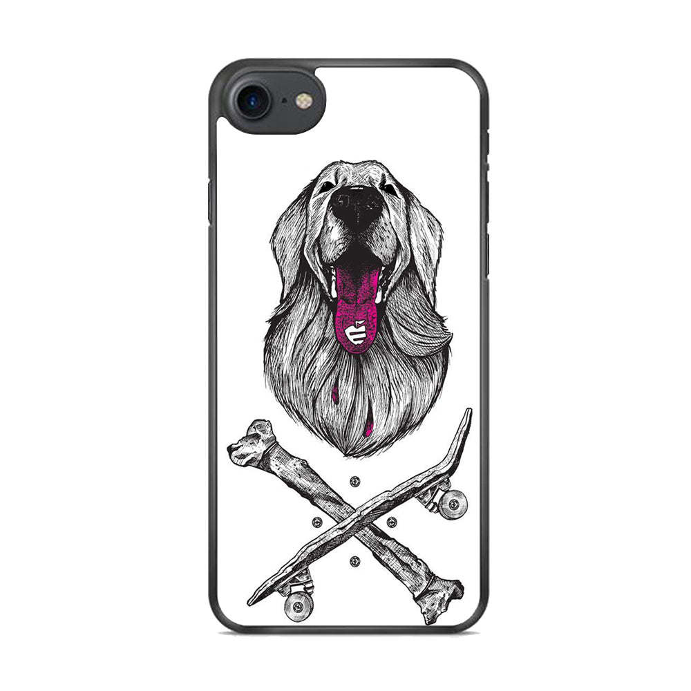 Dog Bone and Skateboard iPhone 8 Case - Octracase