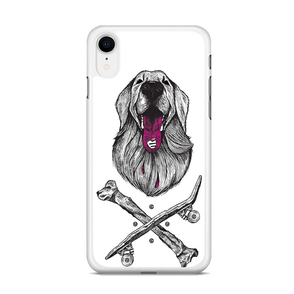 Dog Bone and Skateboard iPhone XR Case - Octracase