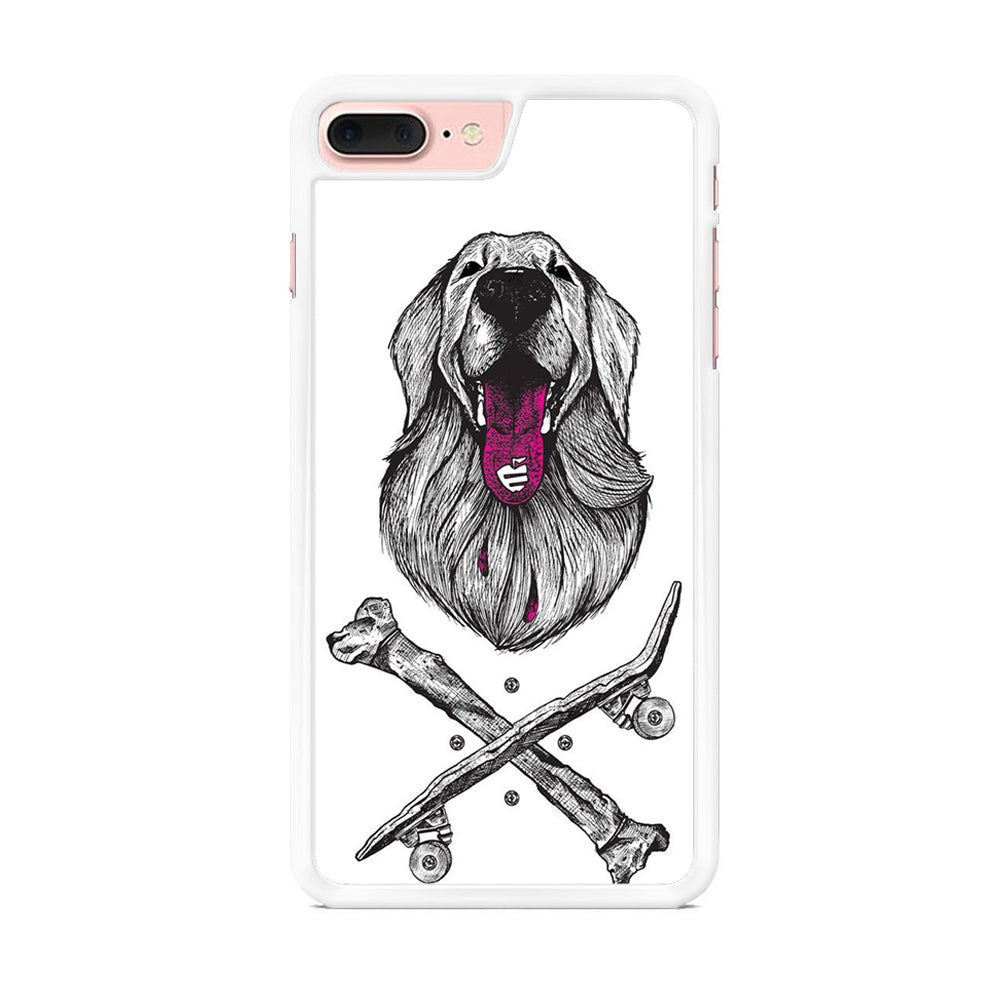 Dog Bone and Skateboard iPhone 8 Plus Case - Octracase