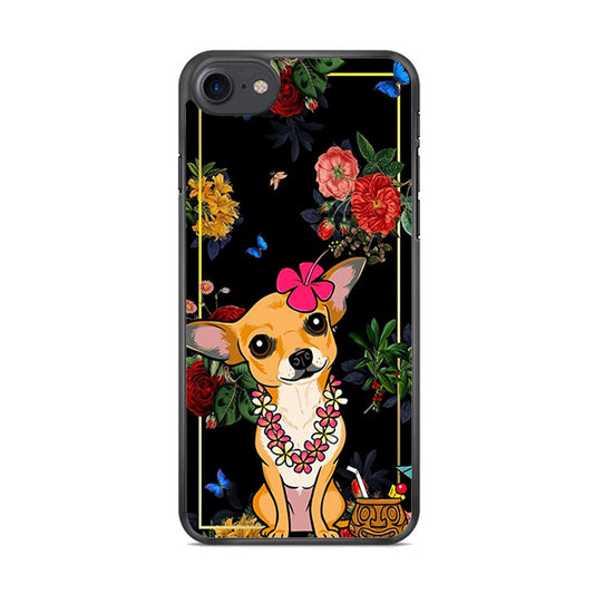 Dog Chihuahua Summer Frame iPhone 7 Case - Octracase