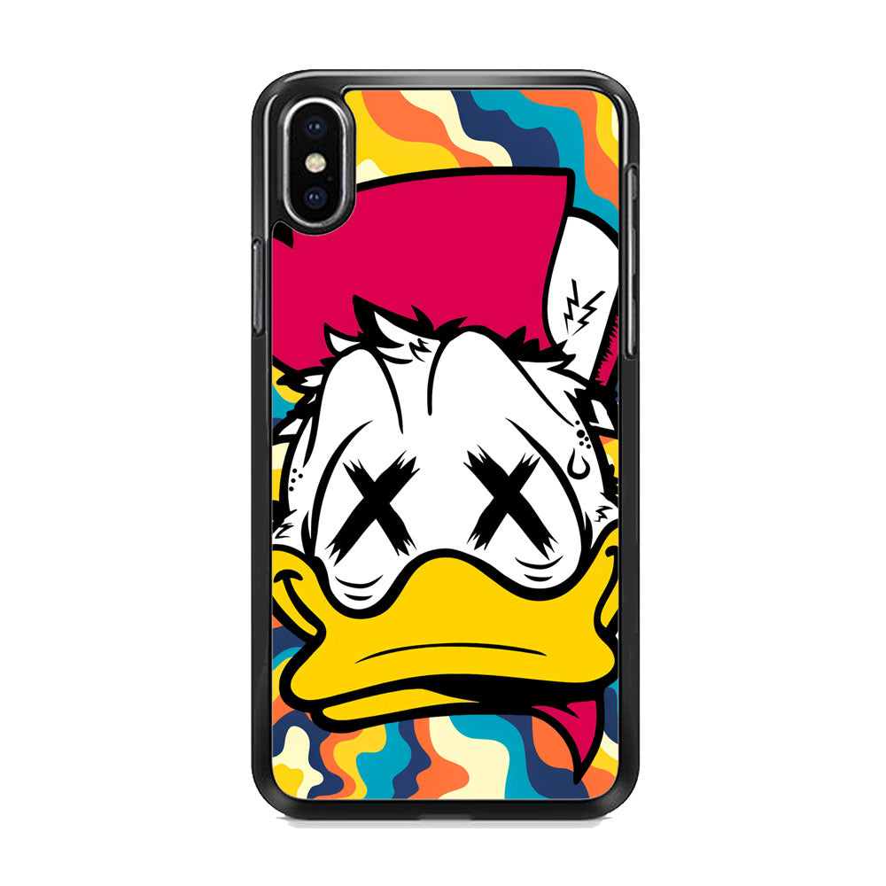 Donal Duck Limp Not Excited iPhone X Case - Octracase