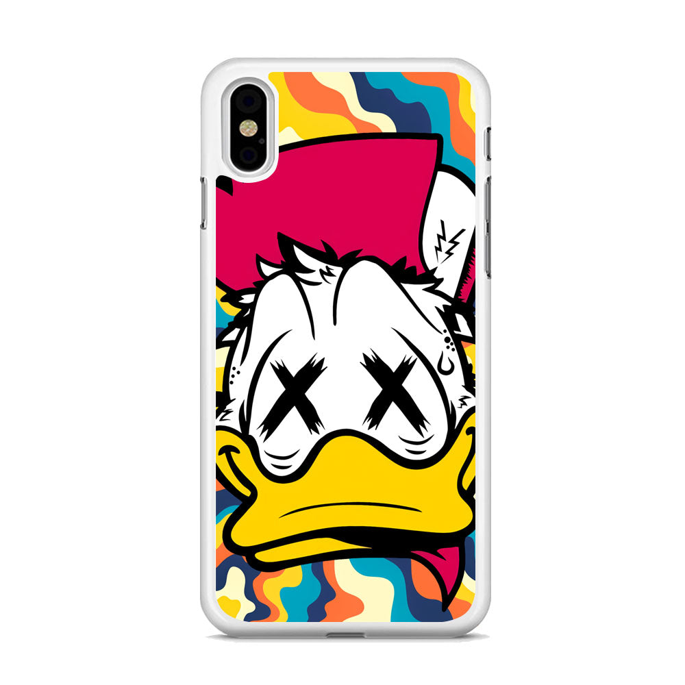 Donal Duck Limp Not Excited iPhone X Case - Octracase