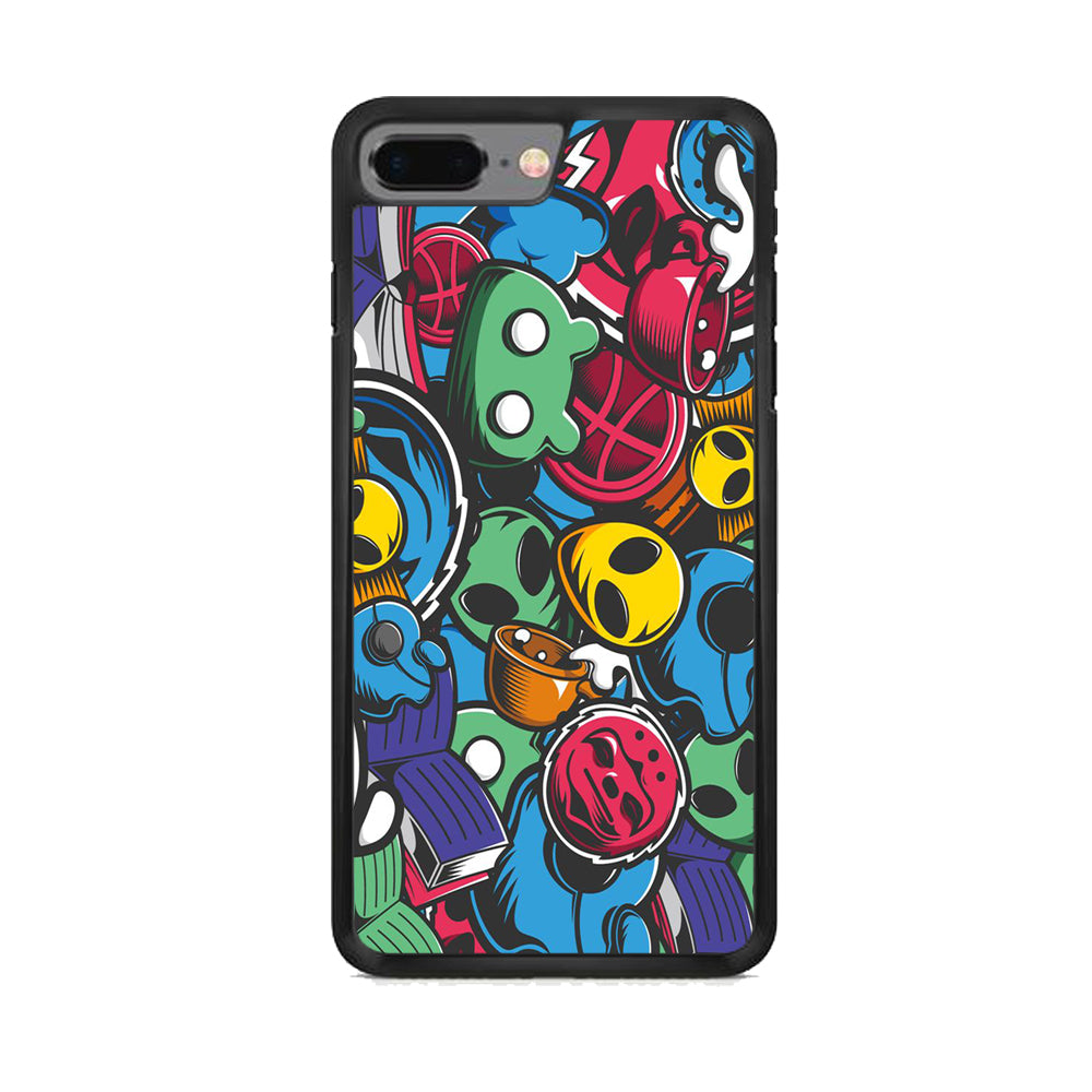 Doodle 001 iPhone 8 Plus Case - Octracase