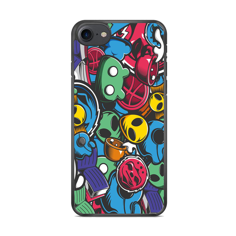 Doodle 001 iPhone 7 Case - Octracase