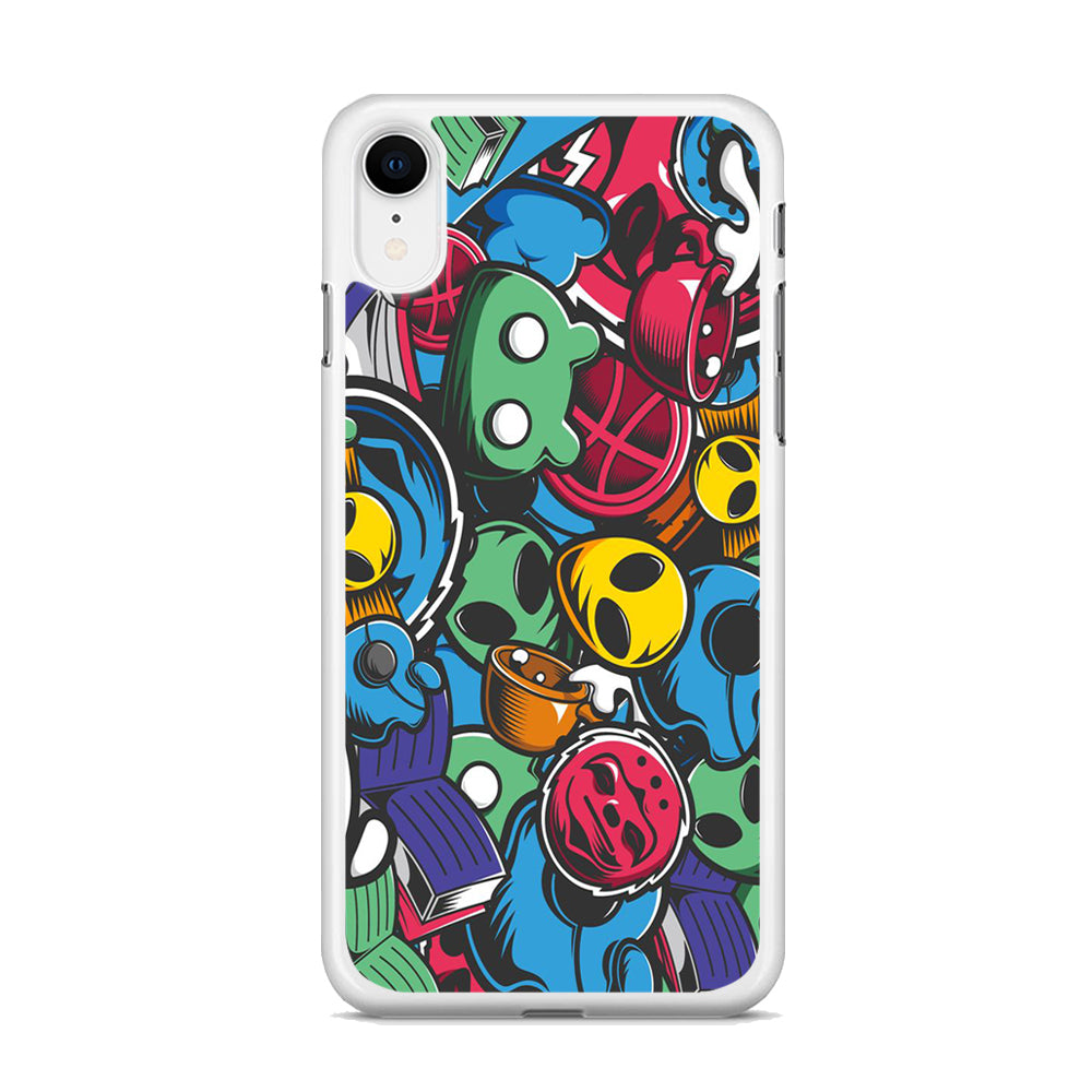 Doodle 001 iPhone XR Case - Octracase