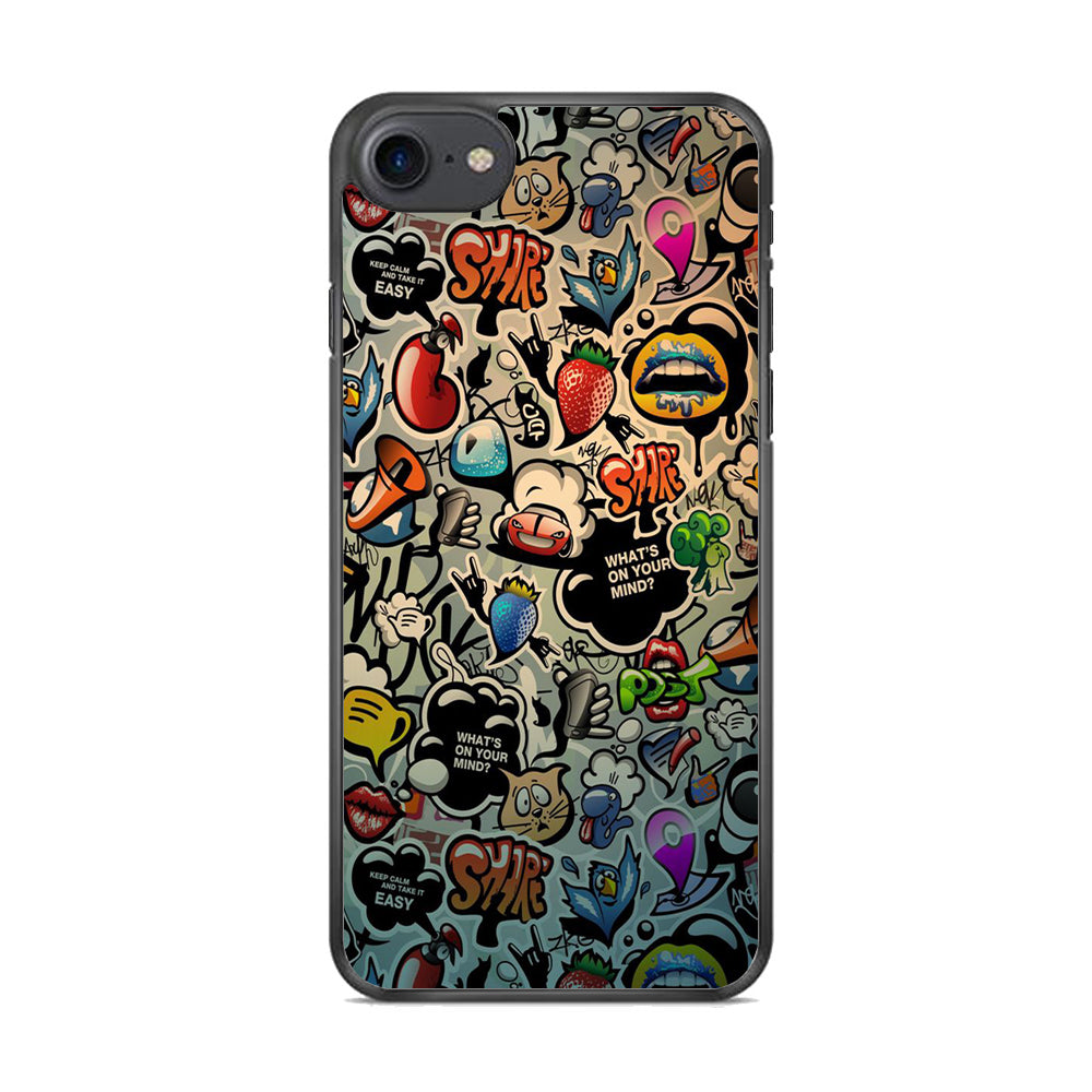 Doodle 004 iPhone 7 Case - Octracase