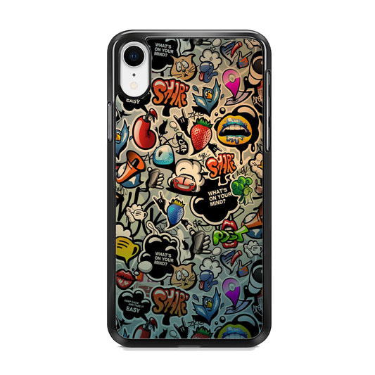 Doodle 004 iPhone XR Case - Octracase