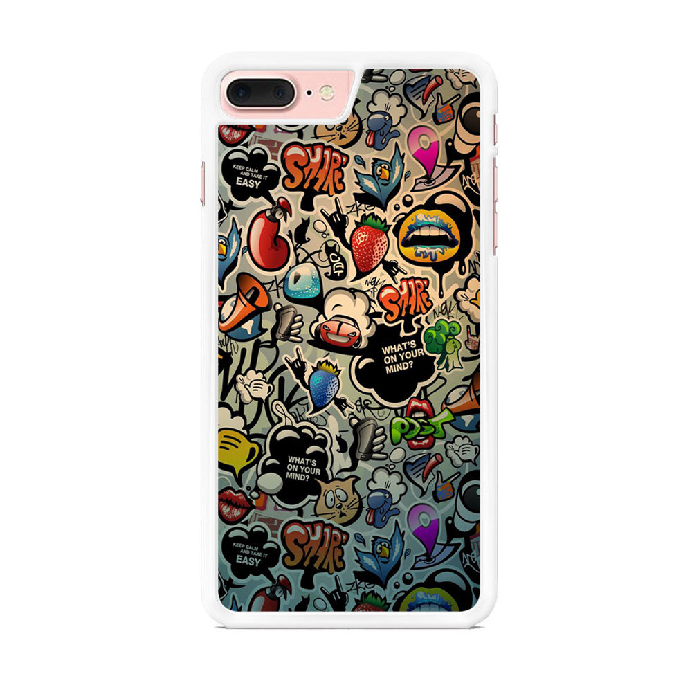 Doodle 004  iPhone 8 Plus Case - Octracase