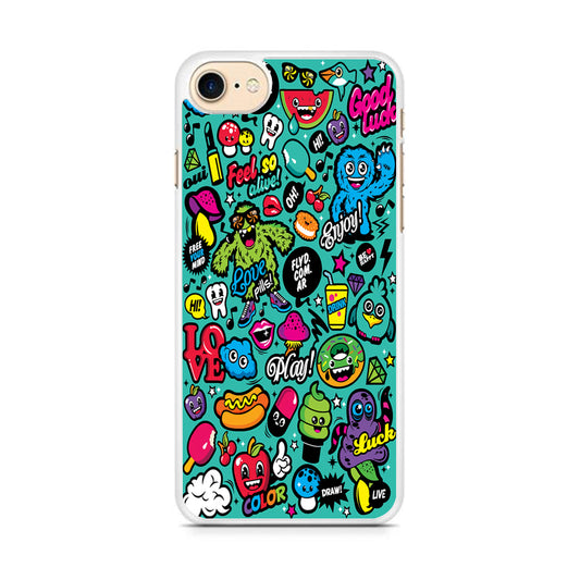 Doodle Art 007 iPhone 8 Case - Octracase