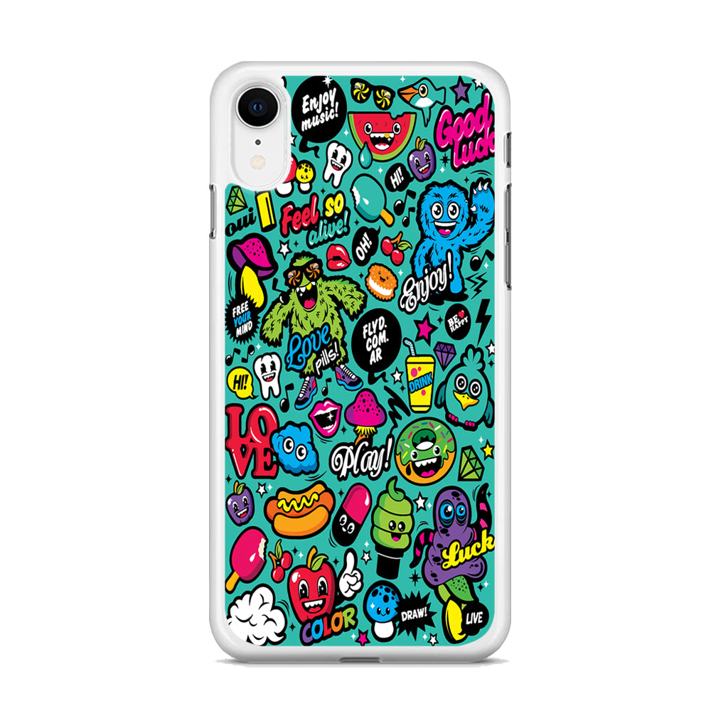 Doodle Art 007 iPhone XR Case - Octracase