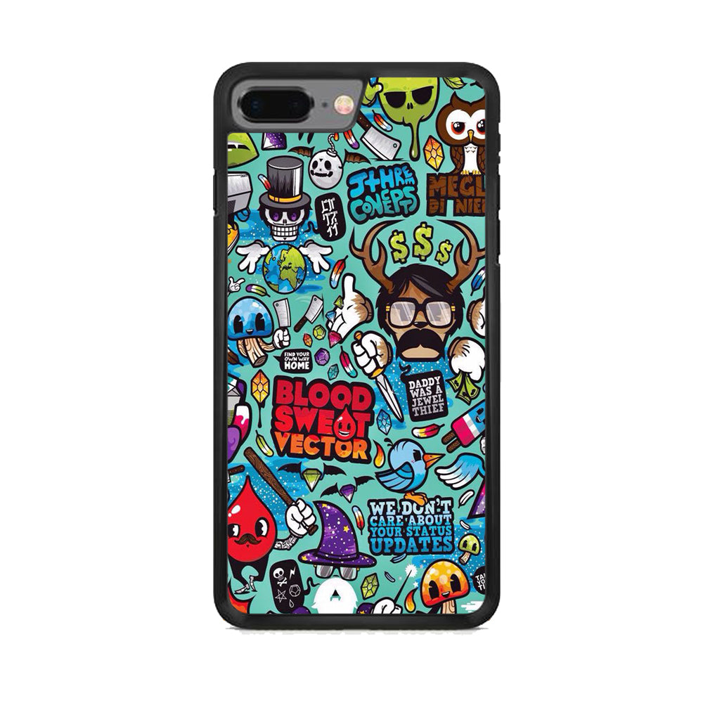 Doodle Art 013  iPhone 8 Plus Case - Octracase