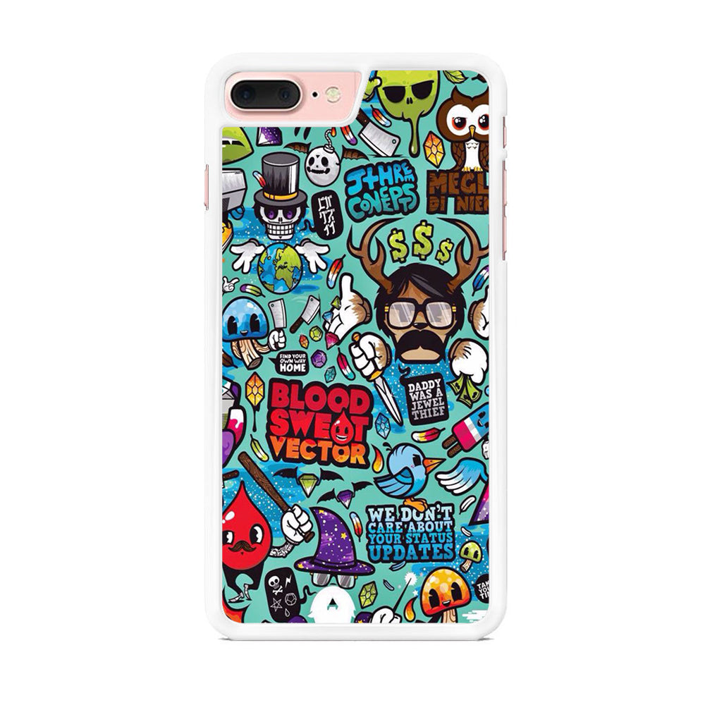 Doodle Art 013  iPhone 8 Plus Case - Octracase