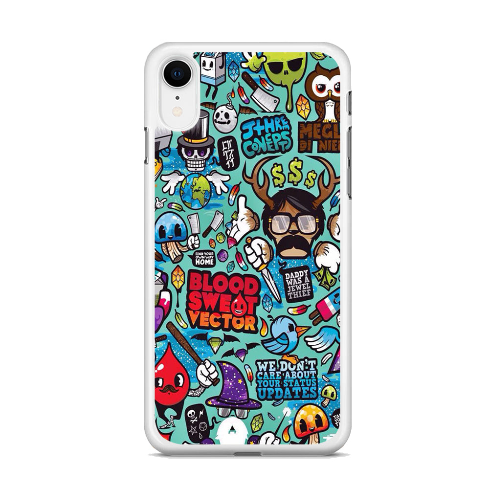 Doodle Art 013 iPhone XR Case - Octracase