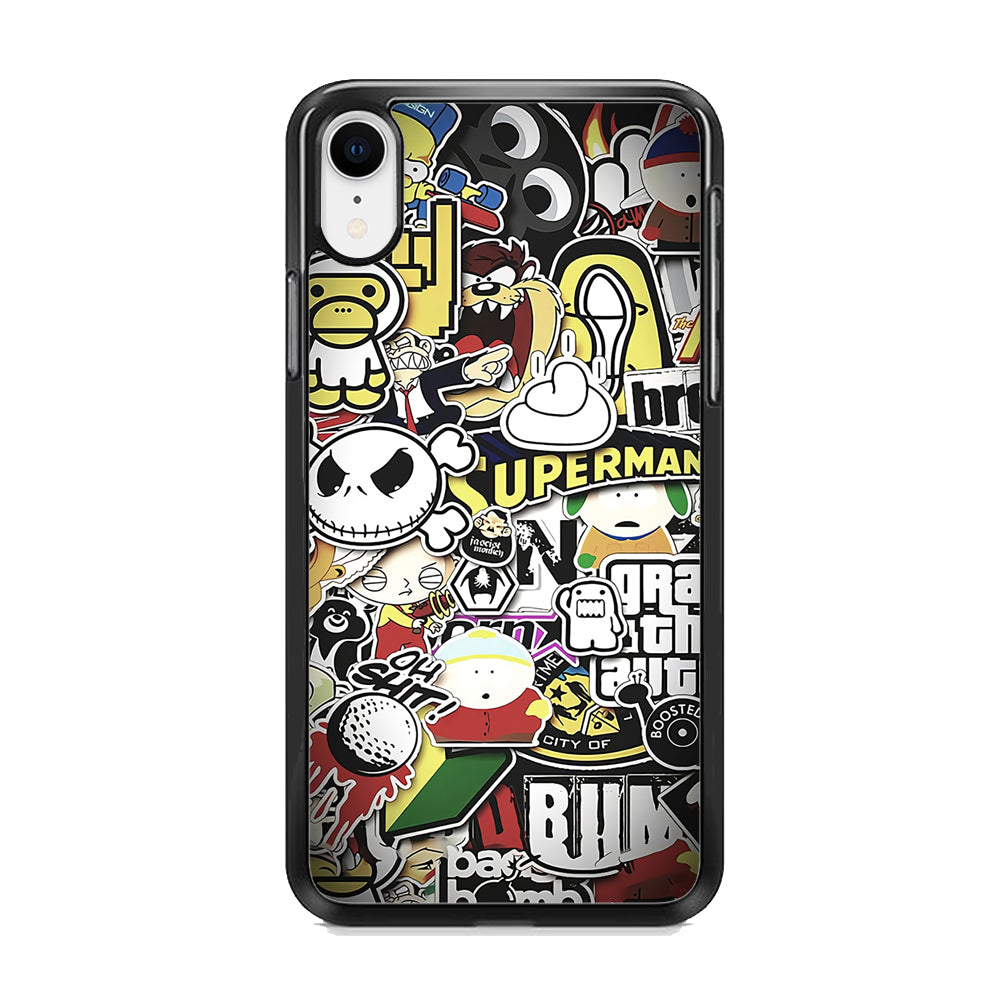 Doodle Art 014 iPhone XR Case - Octracase