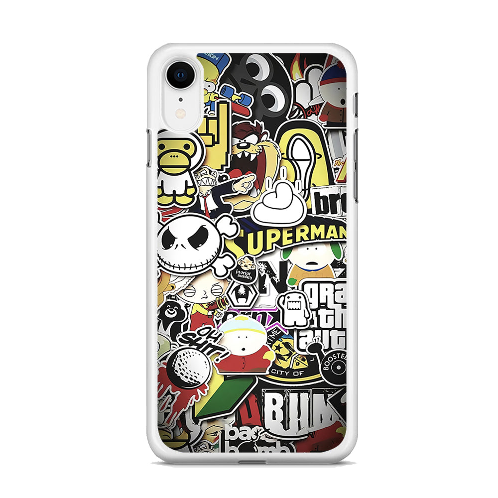 Doodle Art 014 iPhone XR Case - Octracase