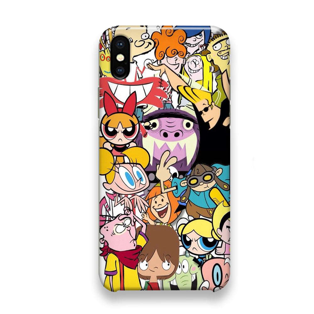 Doodle CN Collage iPhone X Case