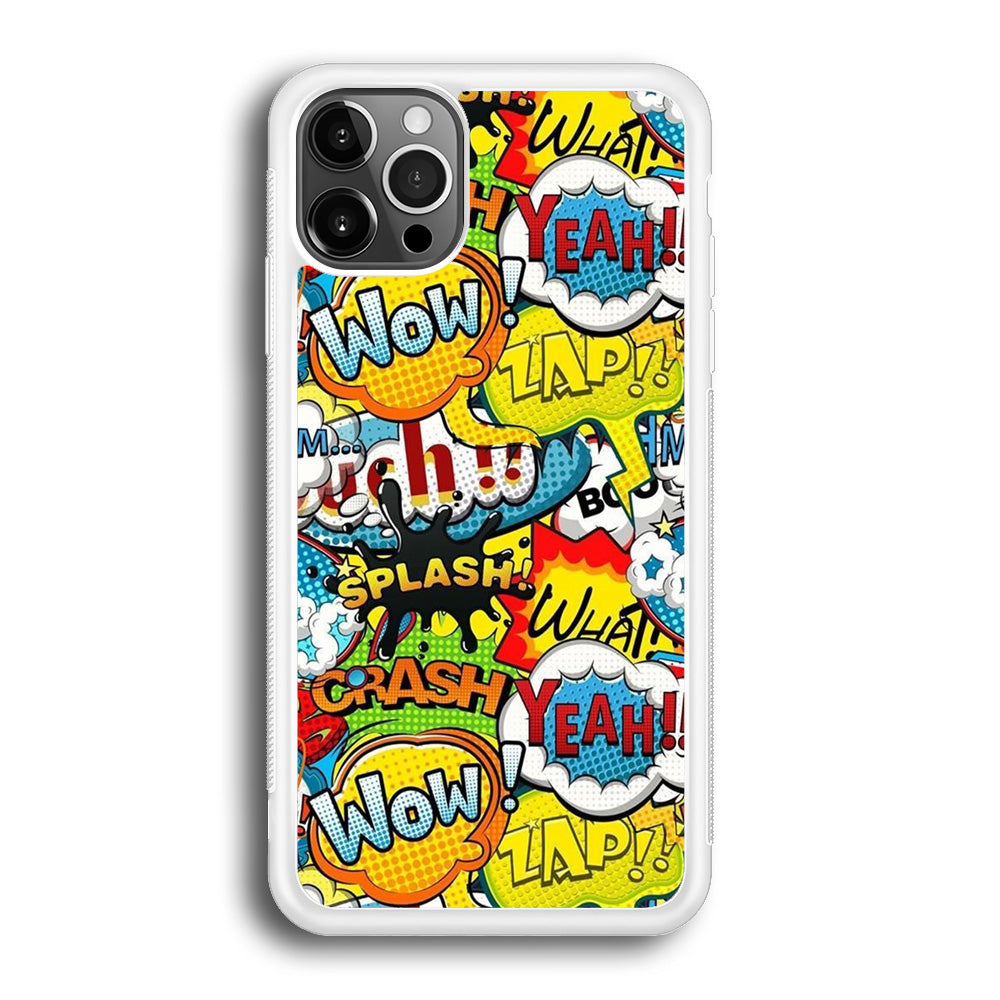 Doodle Cartoon Dubbing Word iPhone 13 Pro Case - Octracase