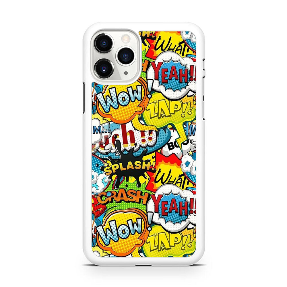 Doodle Cartoon Dubbing Word iPhone 11 Pro Case