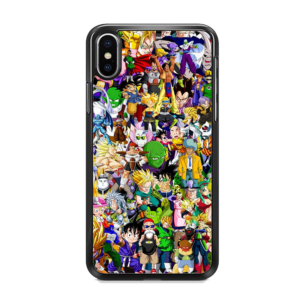 Doodle Dragon Balls Sweet Art iPhone X Case