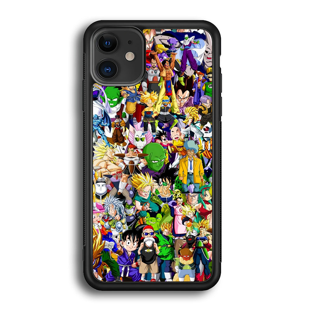 Doodle Dragon Balls Sweet Art iPhone 12 Case