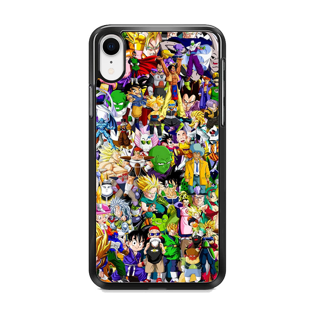 Doodle Dragon Balls Sweet Art iPhone XR Case