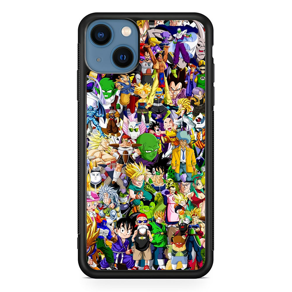 Doodle Dragon Balls Sweet Art iPhone 13 Case