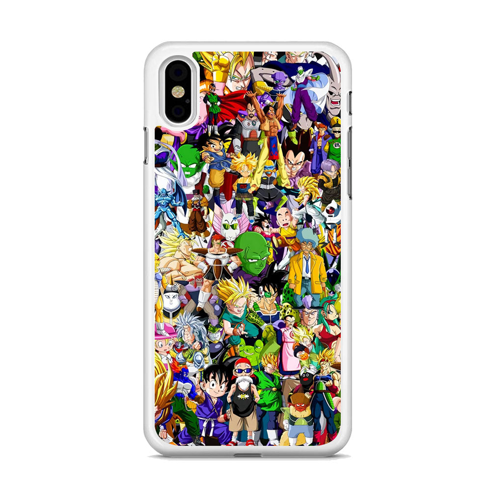 Doodle Dragon Balls Sweet Art iPhone X Case