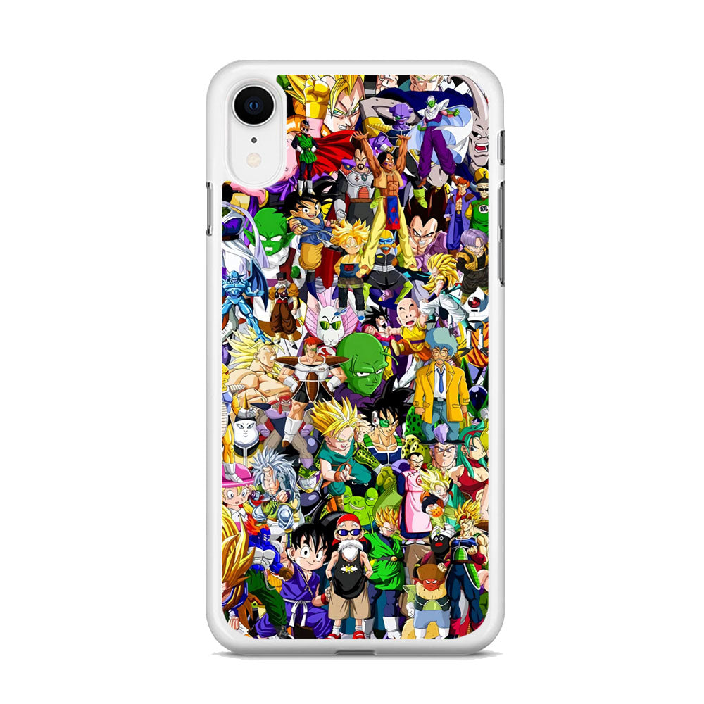 Doodle Dragon Balls Sweet Art iPhone XR Case