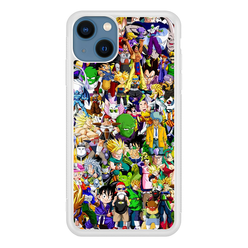 Doodle Dragon Balls Sweet Art iPhone 13 Case