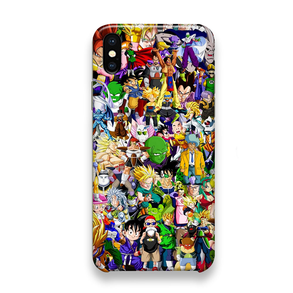 Doodle Dragon Balls Sweet Art iPhone Xs Case