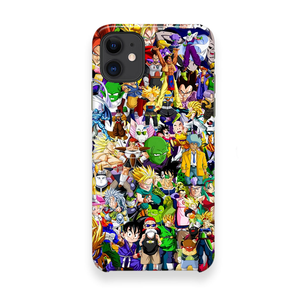 Doodle Dragon Balls Sweet Art iPhone 12 Case