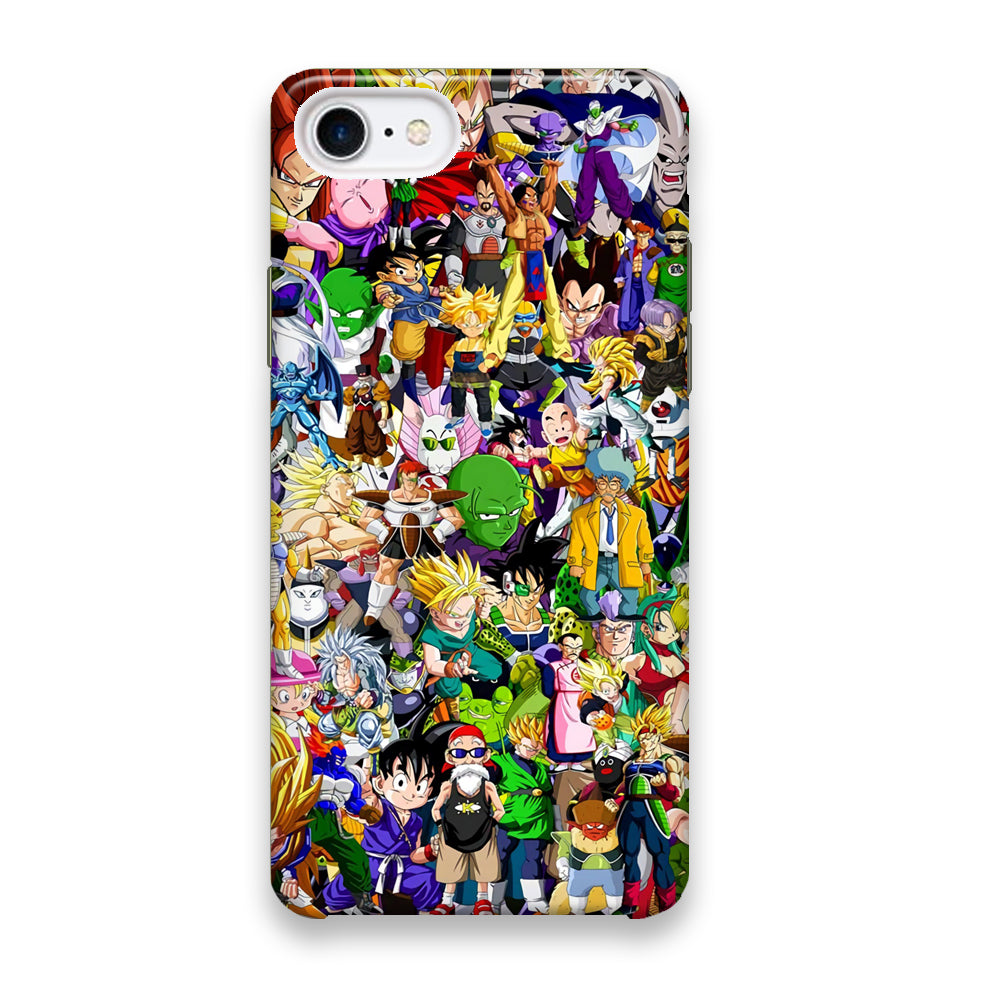 Doodle Dragon Balls Sweet Art iPhone 8 Case