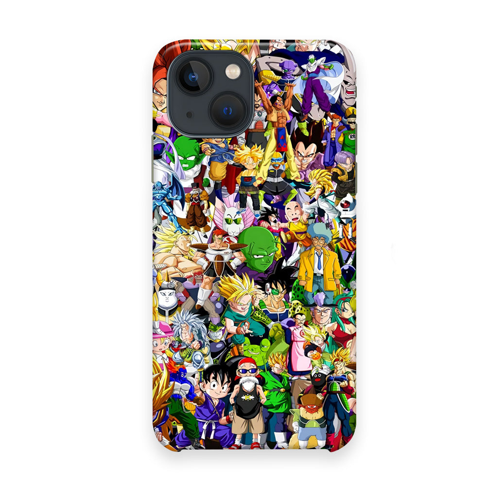 Doodle Dragon Balls Sweet Art iPhone 13 Case