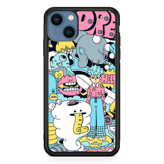 Doodle Dreams iPhone 13 Case