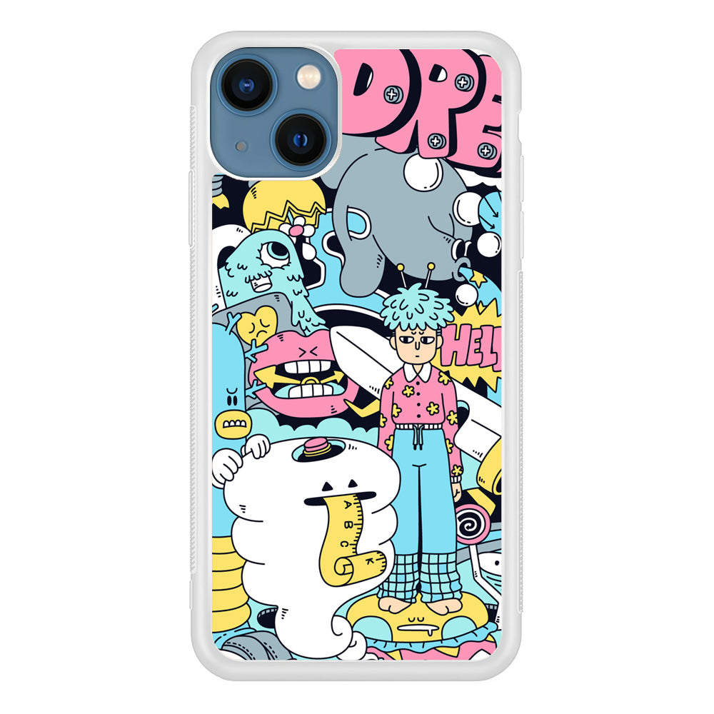 Doodle Dreams iPhone 13 Case