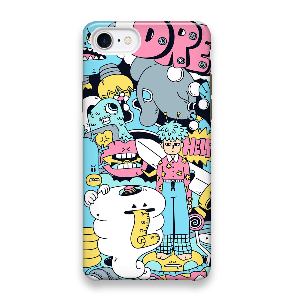 Doodle Dreams iPhone 8 Case